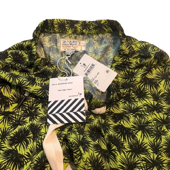 Sandrine Rose x Free People Havana Palm Tree Pants Green/Black - Picture 4 of 4